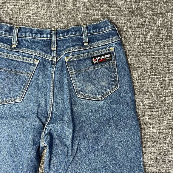 CINCH WRX HRC-2 ATPV 20.7 Flame Resistant Mens 33x 34 Blue Denim Straight Jean - Picture 5 of 6